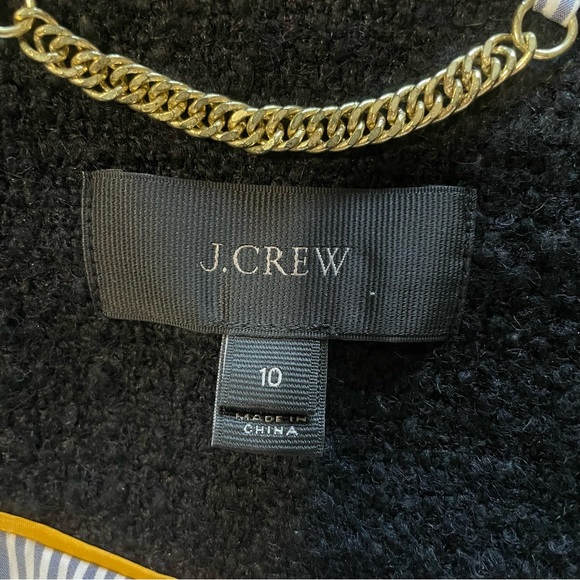 J. Crew Black Buckle Lady Blazer Size 10 Academia Work Office Chic Elegant Fall‎ - Picture 14 of 15